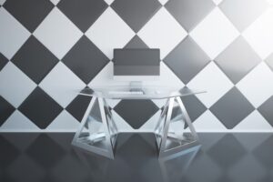 Motyw szachownicy na ścianach - doskonały wybór do każdego wnętrza